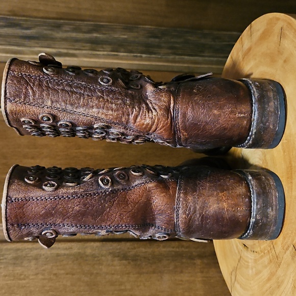 7.5 | Frye Boots Jenna Disc Short Cognac - Picture 11 of 16